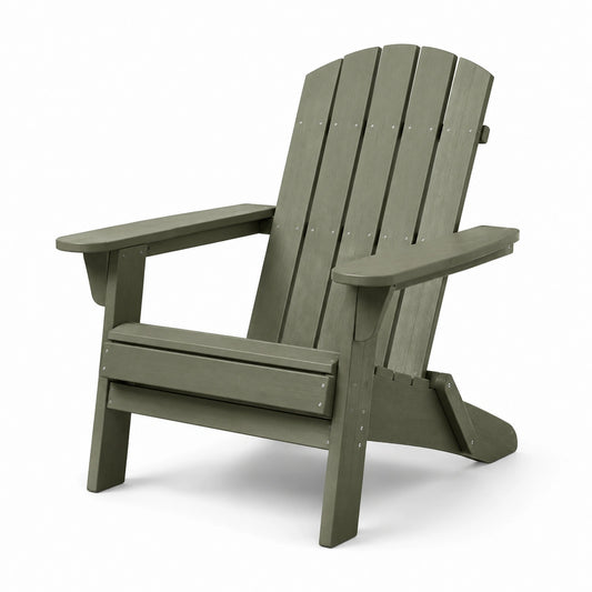 Adirondackstuhl Polyethylen Grün 90x75x90 cm