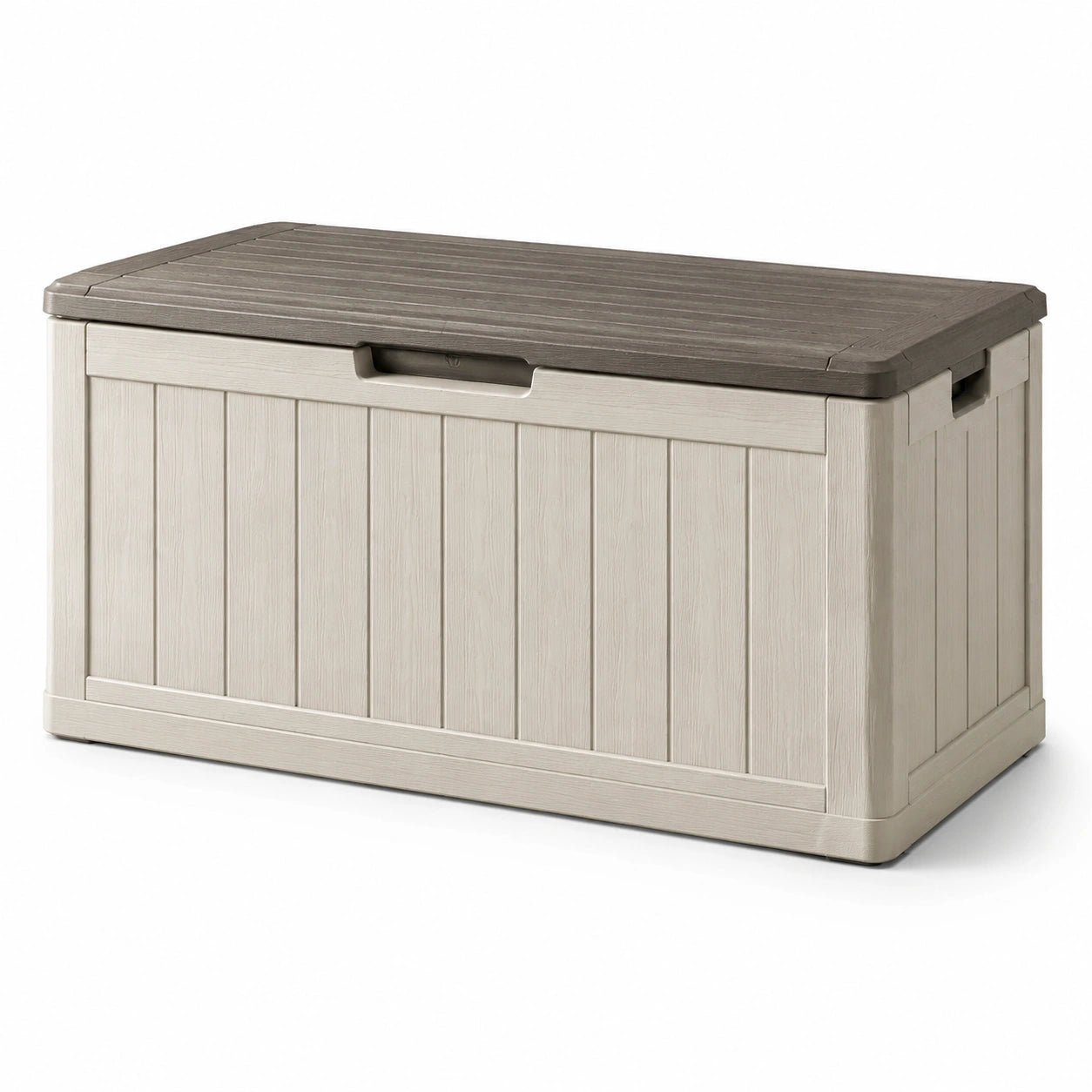 Kunststoff Gartenbox Beige/Braun